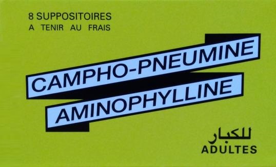 Campho-Pneumine Aminophylline Suppositoires Adultes